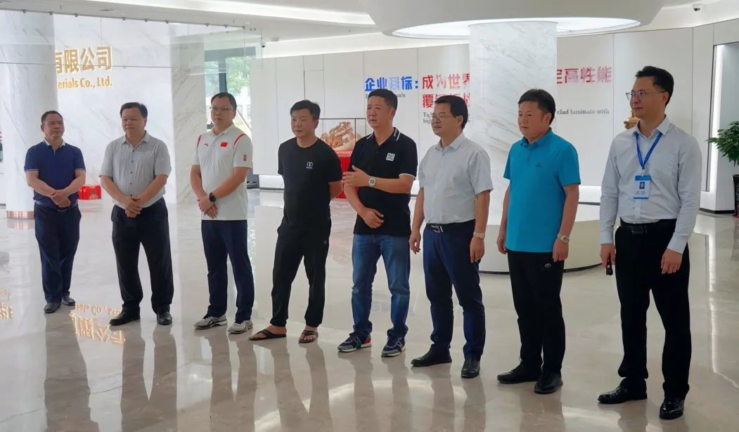 立讯精密王来胜副董事长一行到亚搏平台_亚搏(中国)材料考察